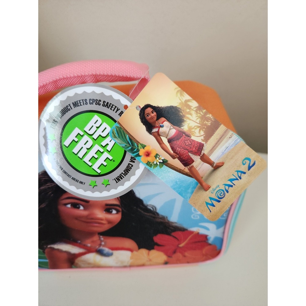 Disney Moana 2 Insulated BPA-Free Lunch Box Disney Back To School - Picture 6 of 9